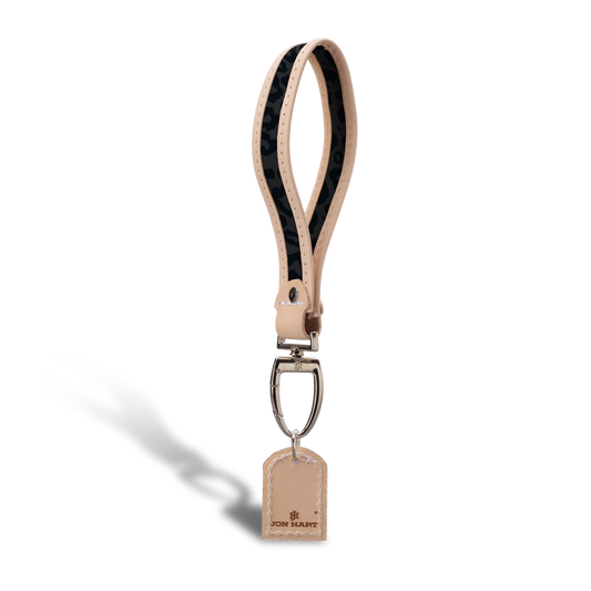 Dark Leopard Coated Canvas Pearl