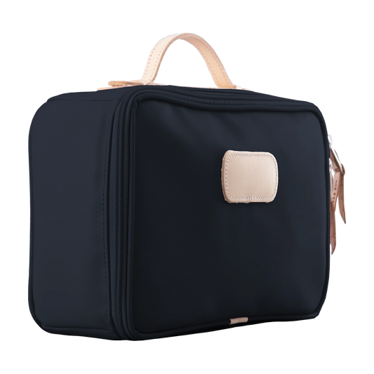 Navy Coated Canvas Large Travel Kit