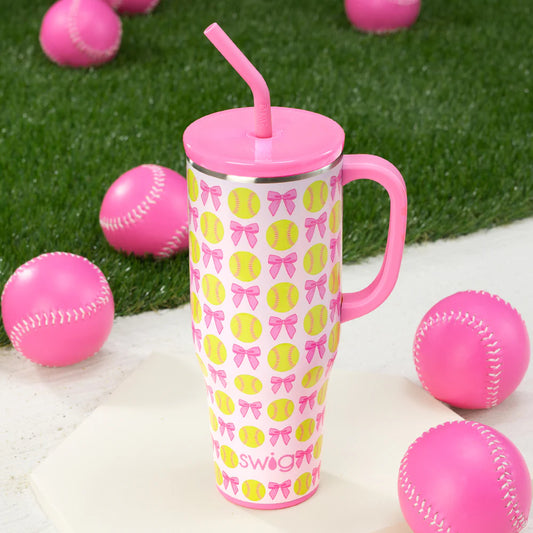 PITCH HIT RUN Mega Mug 40oz