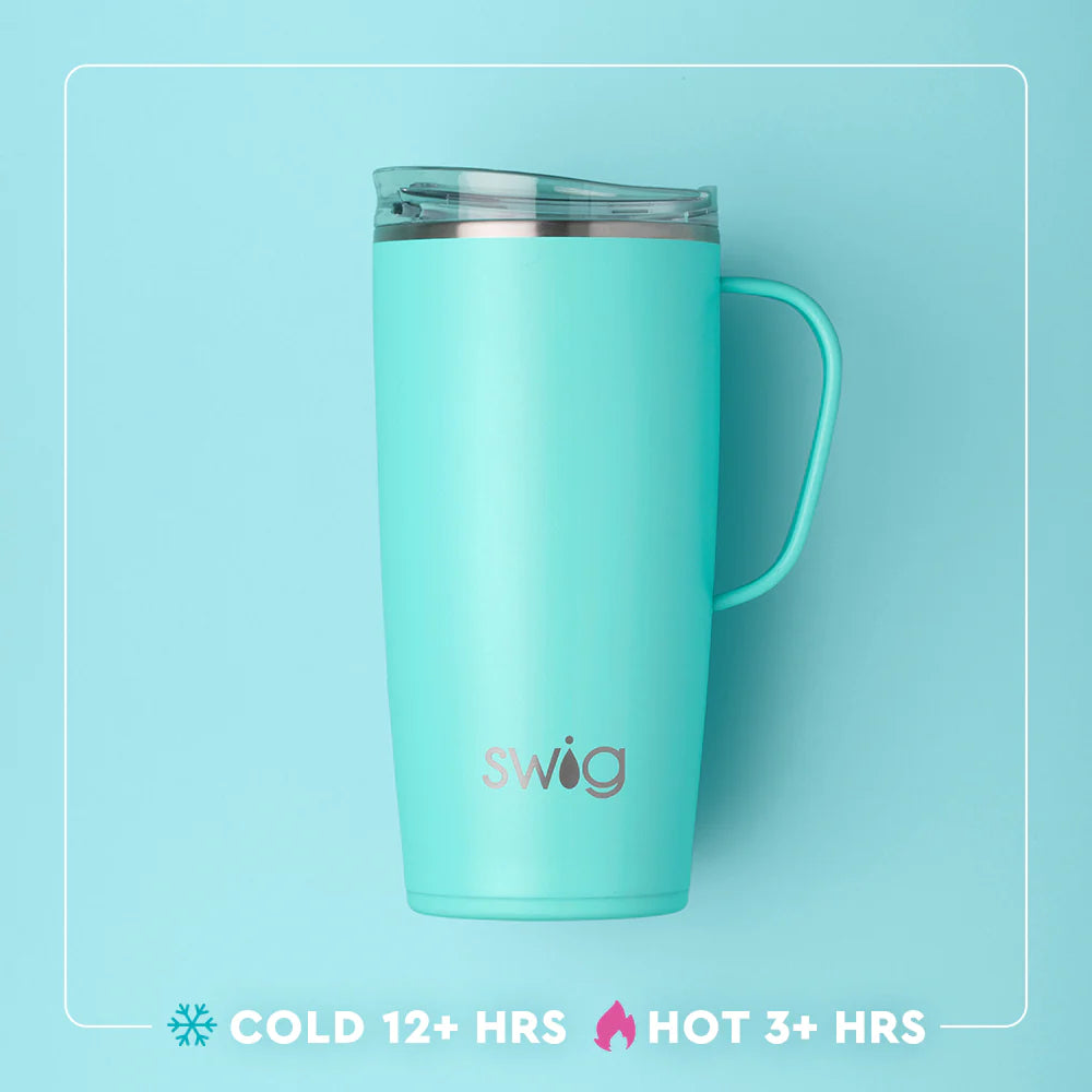 SWIG PUMPKINS AND BOWS TRAVEL MUG 22OZ