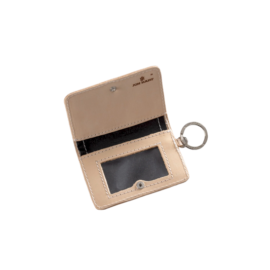 Navy Coated Canvas ID Wallet