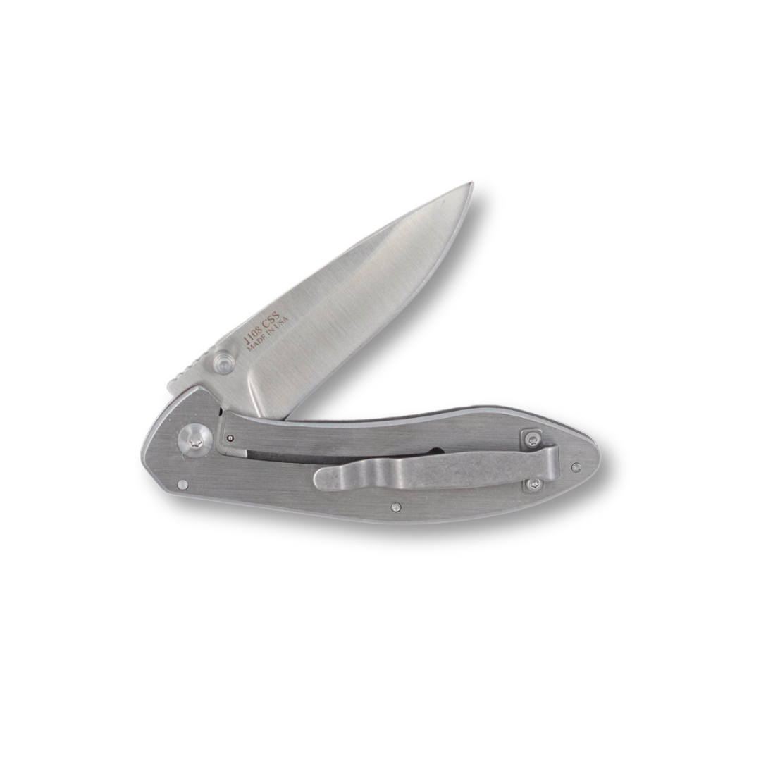 4″ BRUSHED STAINLESS LINER LOCK