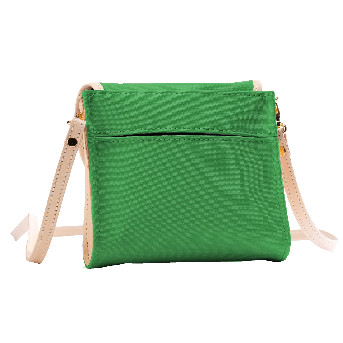 Kelly Green Coated Canvas Lillie