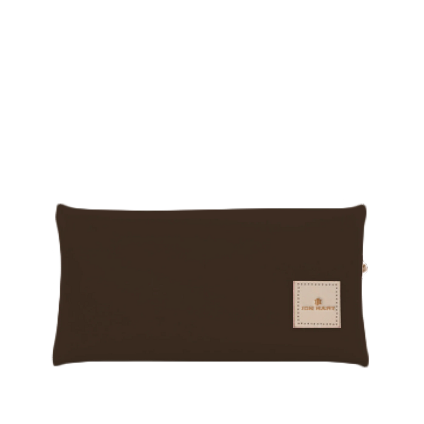 Espresso Coated Canvas Large Pouch