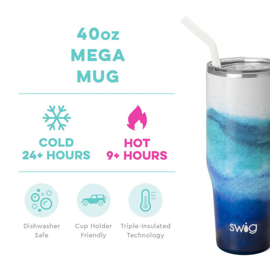 Sapphire Mega Mug 40 oz