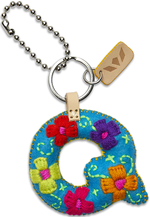 Felt Alphabet Charms (LETTER Q)