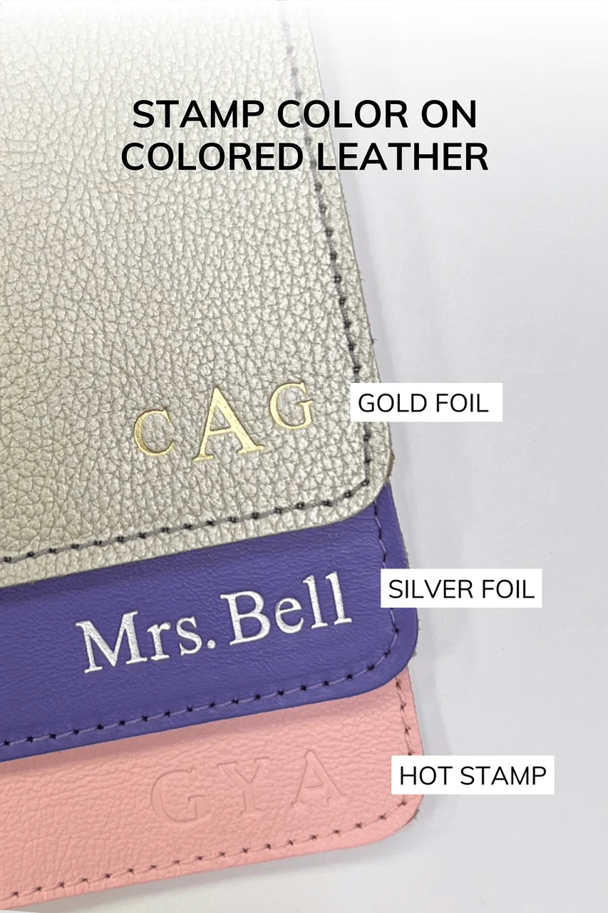 Steel Leather Leather ID Wallet