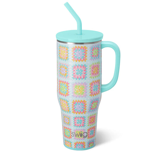 GRANNY SQUARES Mega Mug 40oz
