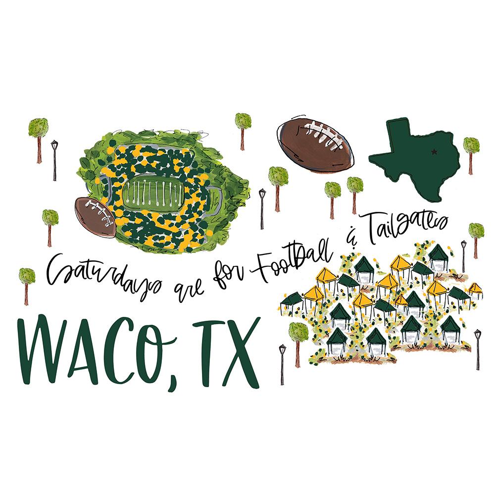 SATURDAYS IN WACO Mega Mug 40oz