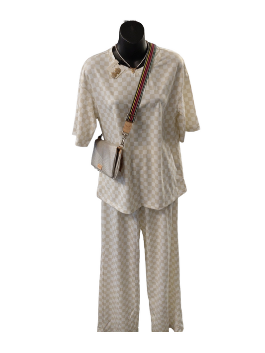 Tan Checker Set