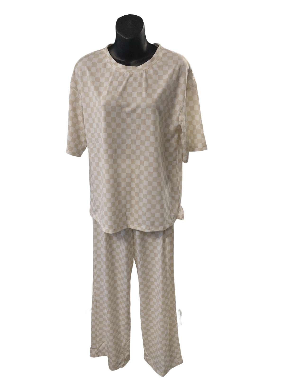 Tan Checker Set