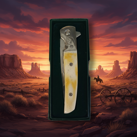 Moore Maker Bone Handle Lockback Knife – Western Heritage Edition