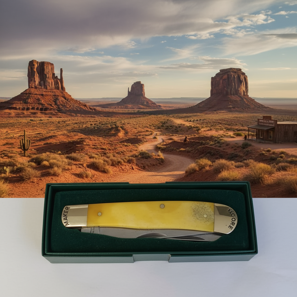 4 1/8″ BURNT YELLOW BONE TRAPPER