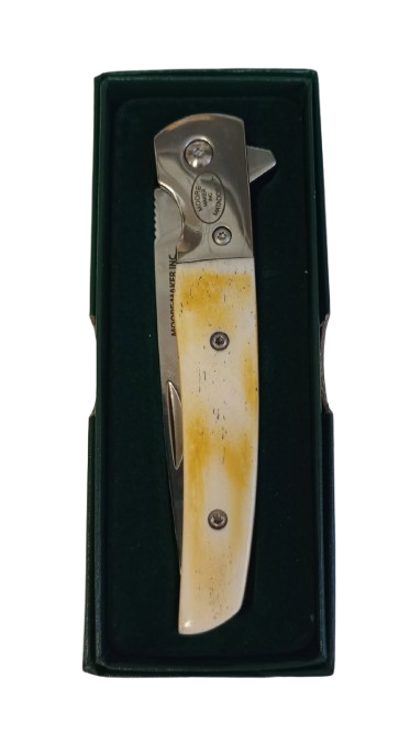Moore Maker Bone Handle Lockback Knife – Western Heritage Edition