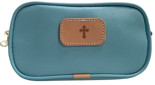 Ocean Blue Coated Canvas