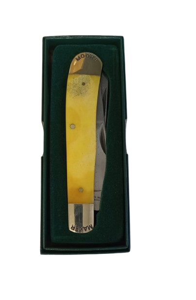 4 1/8″ BURNT YELLOW BONE TRAPPER