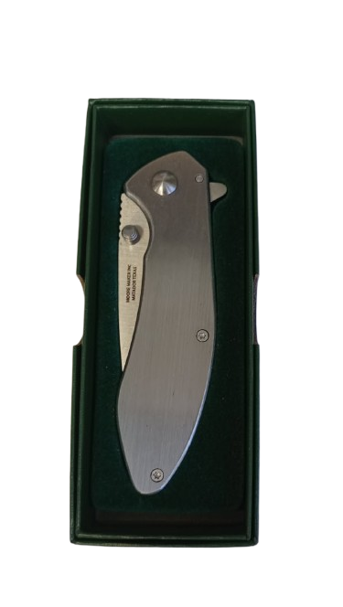 4″ BRUSHED STAINLESS LINER LOCK