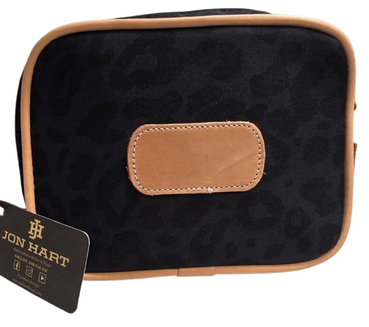 Dark Leopard Coated Canvas Coated Canvas Lola