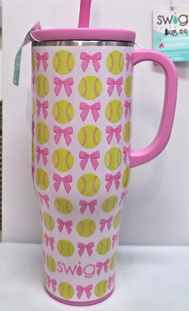 PITCH HIT RUN Mega Mug 40oz