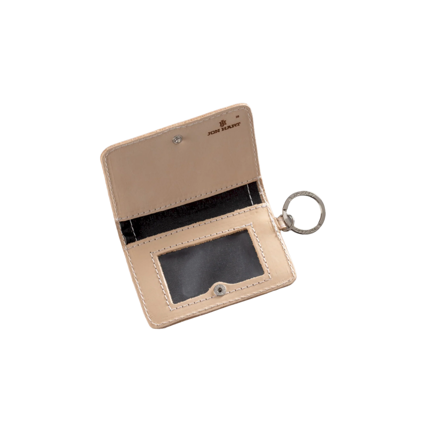 Black Coated Canvas ID Wallet