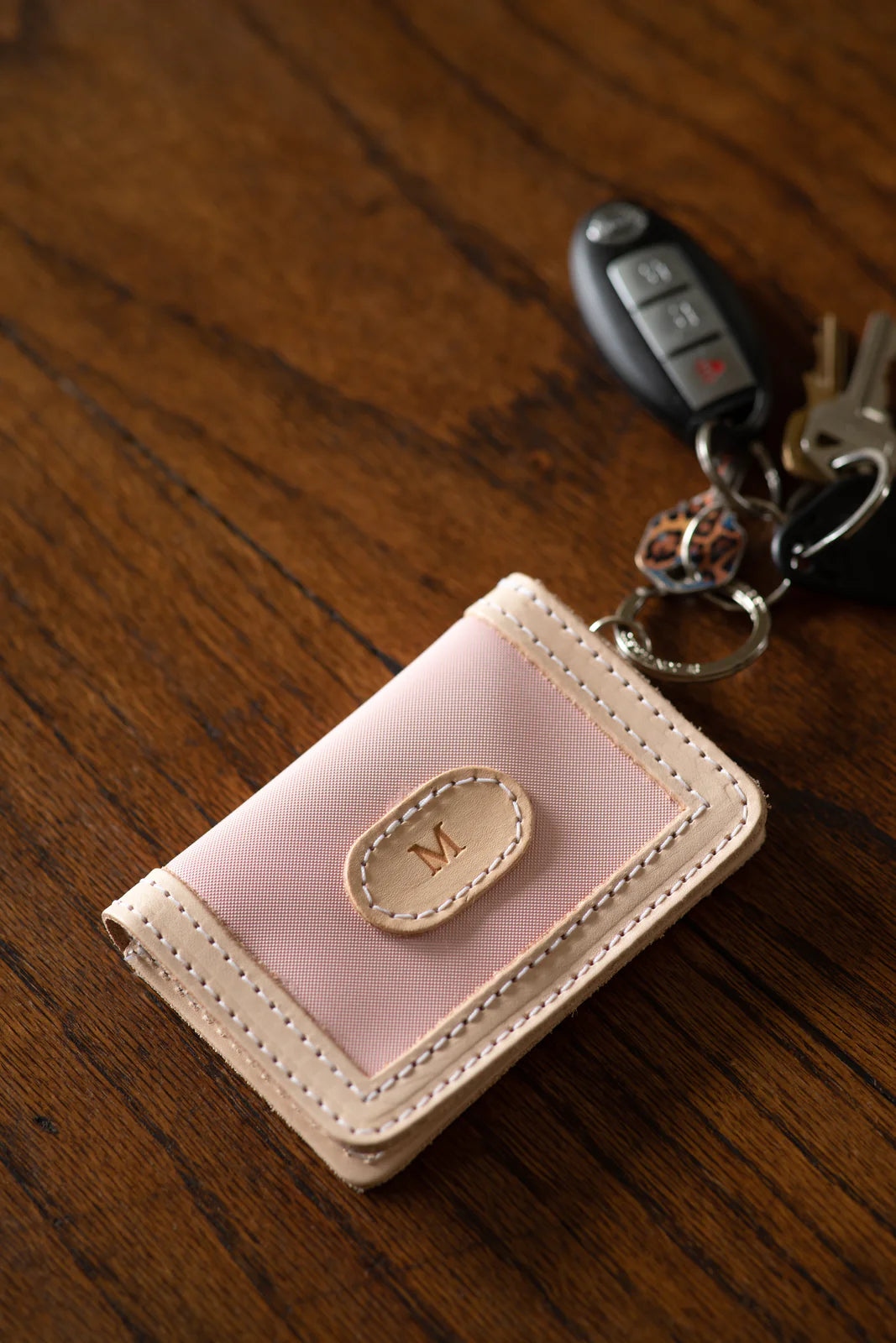 Ice Blue Coated Canvas ID Wallet