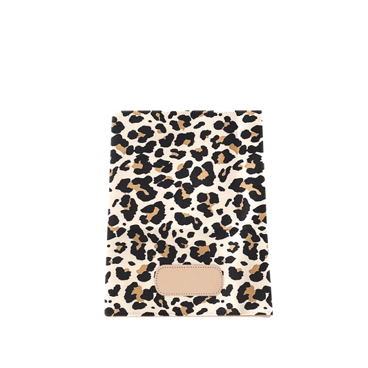 Leopard Coated Canvas Executive Folder