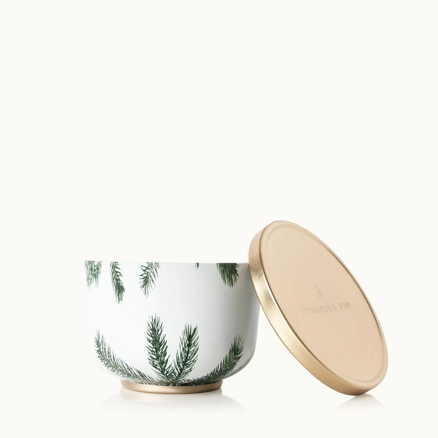 Candle Tin with Gold Lid